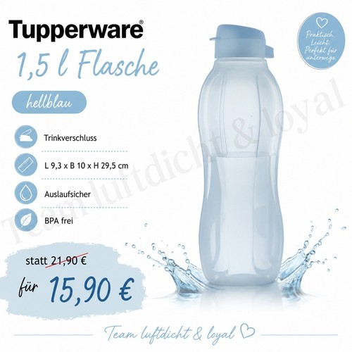 Tupperware ecoeasy l - ecoeasy, 1,5